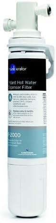 InSinkErator Stainless Steel Tank, HC250MBLK-SS HOT250 System & F-2000S Premium Under Sink Water Filtration System for Instant Hot and Cold Water Dispenser System