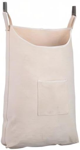 Laundry Collector, Laundry Hamper, Door Hanging Laundry bag with hooks (Beige, 65Liters)