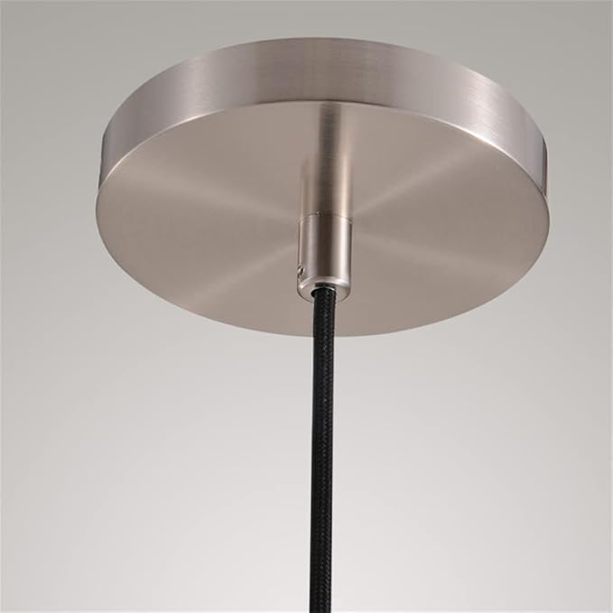 Modern Raindrop Pendant Lights, Kitchen Island Pendant Lights, Nickel Colored Brass Base Dining Room Light Fixture, and Interior Chandelier in The Living Room Hallway, Including The Bulb