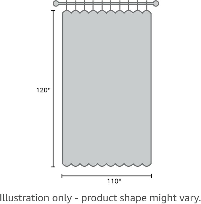 HolidayIdeas 4 Panels Linen Outdoor Curtains for Patio Waterproof Taupe Outside Curtains 110"x120"-Indoor/Outdoor Gazebo Wide Curtains Weatherproof, Privacy for Pergola, Porch, Cabana, Deck, Sunroom