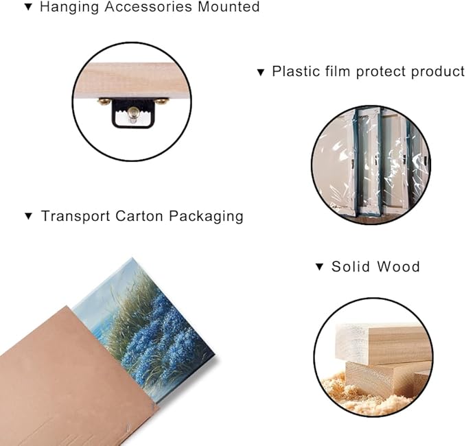 LASMOND Romantic Beach Wall Art for Living Room Blue Sea Turtle Lovers Canvas Painting Prints Ocean Sandy Romance Flowers Large Bedroom Office Decor Artwork (58x28 Inches)