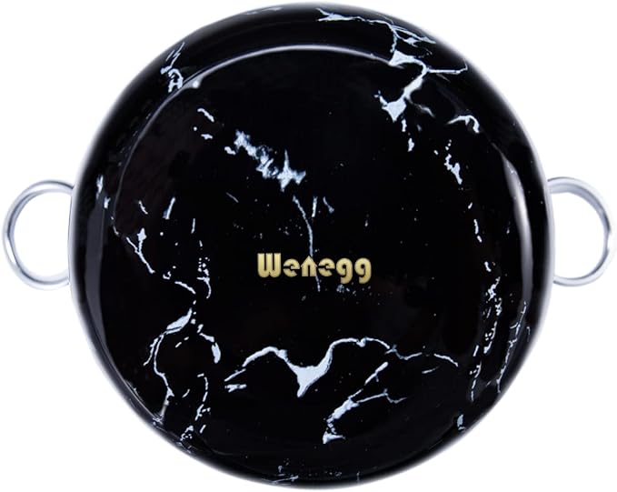 Ice Bucket with Lid, Scoop, Tongs and Strainer - Well Made Insulated Stainless Steel Keep Ice Frozen Longer - Ideal for Cocktail Bar, Parties, Chilling Wine, Champagne - 3 Liter (Black Marble)