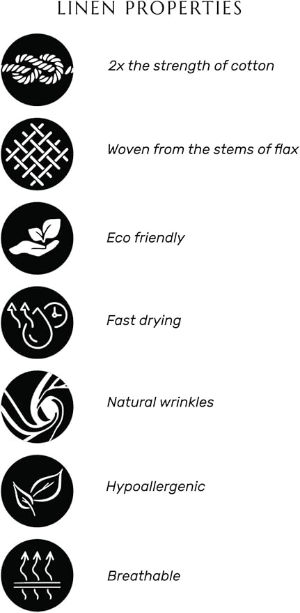 Solino Home Linen Black Table Runner 48 Inches - 100% Pure Linen Small Table Runner 14 x 48 Inch Ideal for Dresser and Coffee Tables - Fall, Autumn, Halloween, Thanksgiving - Fete