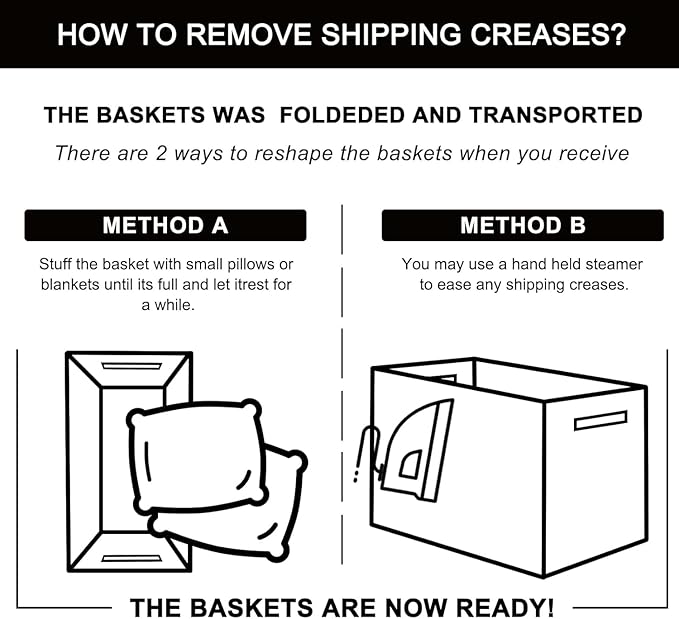 OIAHOMY Storage Baskets - Woven Cotton Rope Baskets for Shelves, Toy Towel Organizer Bins, Pack of 3, Blue & White