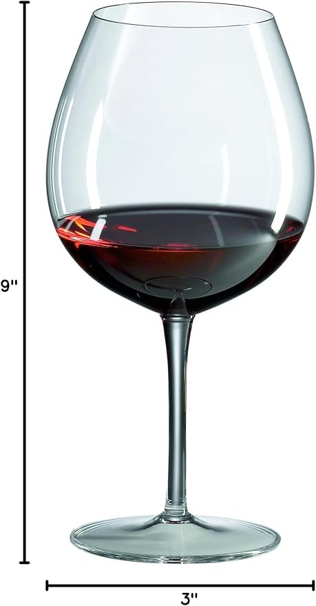 Ravenscroft Crystal Burgundy Glass, Set of 4