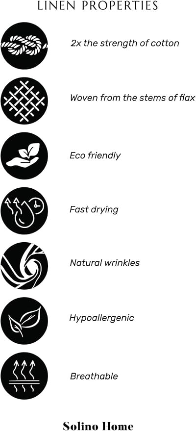 Solino Home Linen Table Runner 120 Inches Long - 100% Pure Linen Birch Table Runner 14 x 120 Inch for Fall, Autumn, Thanksgiving - Fete