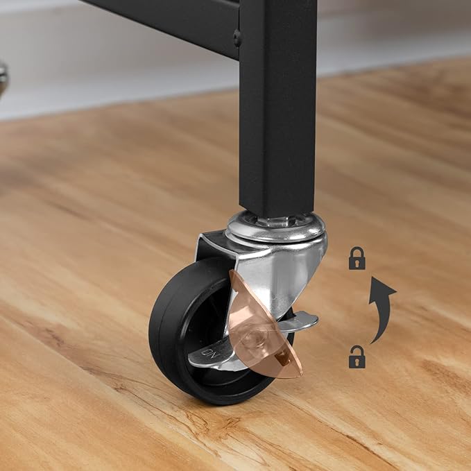 HOOBRO Laundry Sorter 3 Section, Laundry Hamper with Wheels, 3 × 11.5 Gal (43.4L), Rolling Laundry Basket, Pull-Out and Removable Oxford Fabric Bags, Greige and Black BG76XY01