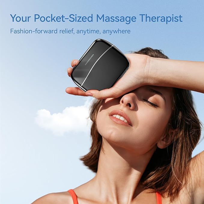 KingPavonini Mini Massage Gun with All-in-One Storage Case, FSA HSA Eligible, Pocket-Sized Small Massage Gun Deep Tissue, 0.5 lbs Portable Percussion Massager for Travel, Gym, Gift for Women Men