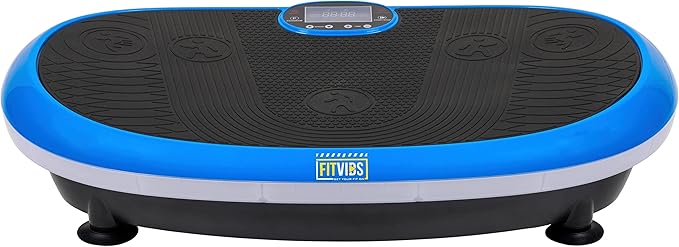 Vibration Plate Exercise Machine Workout Vibration Fitness Platform with Resistance Loops and Resistance Band, 2D, 3D or 4D