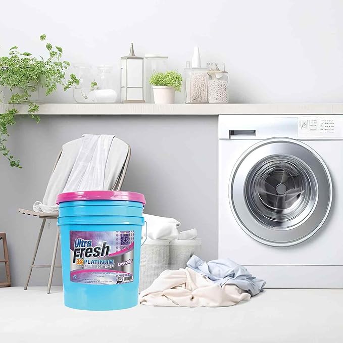 Ultra Fresh Platinum Fabric Softener for Laundry up to 640 Loads, Lavender, 5 Gallons - Fabric Odor Remover to Wash Clothes and Sheets