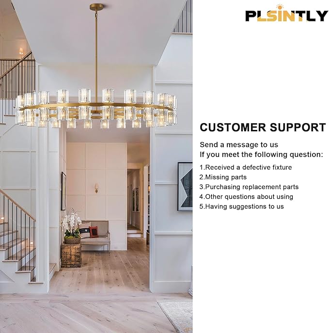 Large Black Crystal Chandelier Light Fixtures, 18 Lights Modern Crystal Chandeliers for Dining Room,Staircase Hallway Living Room Entryway,2 Layers 41'' Foyer Chandelier