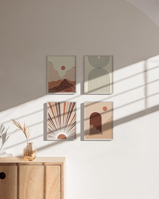 HAUS AND HUES Standalone White Oak Frame Set of 4-9x12