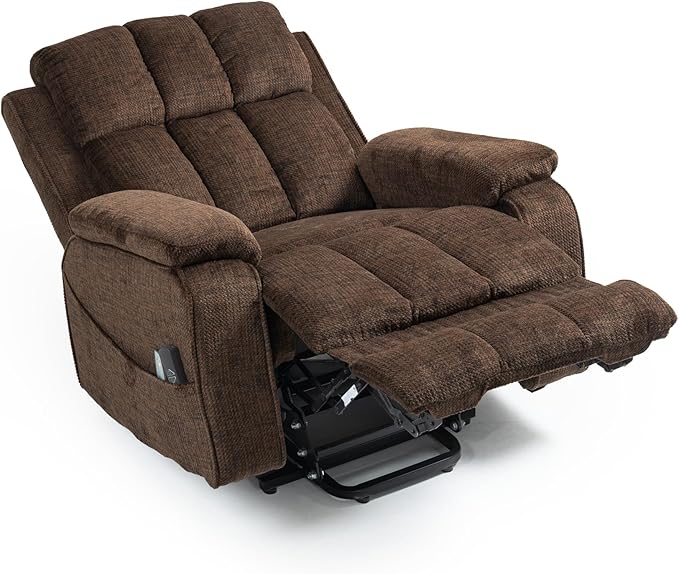 Lazy Boy Recliner Chair, Postoperative Recovery,Retractable 23'' Extra-Long Leg Support Lift Chair Hold up to 400lb,25.5'' Oversized Recliner seat for Big and Tall
