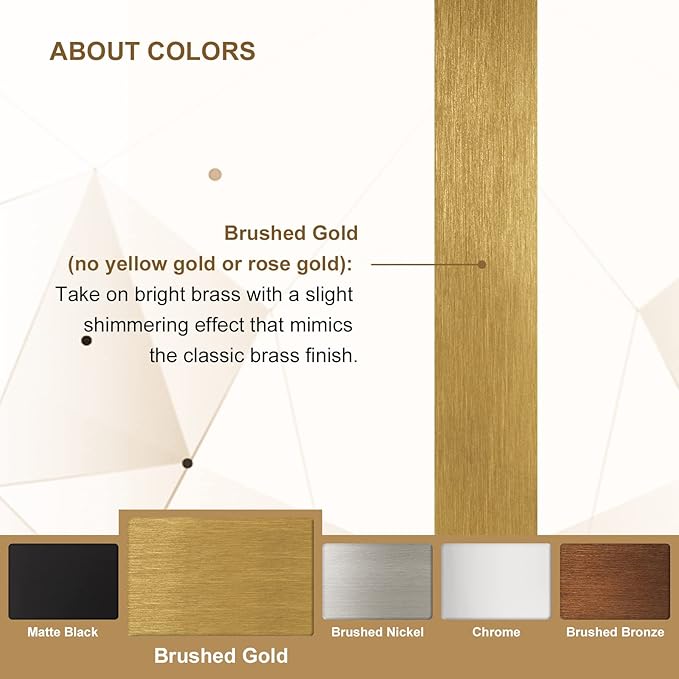 ANDY STAR Gold Bathroom Mirror, 20x30’’ Brushed Gold Vanity Mirror for Bathroom, Brushed Brass Oblong Stainless Steel Metal Frame Mirror for Over Sink