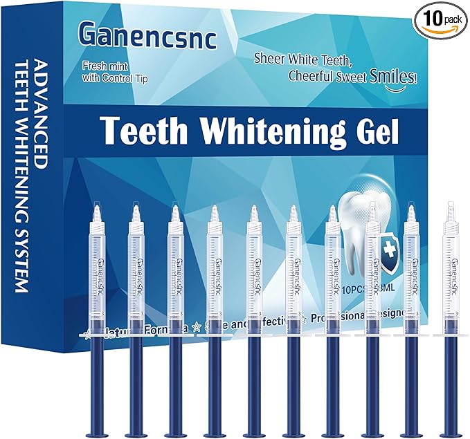 10-Pack Teeth Whitening Gel Refills - Gentle 35% Carbamide Peroxide Formula - Compatible with Teeth whitening Kit,No Sensitive Teeth Whitener