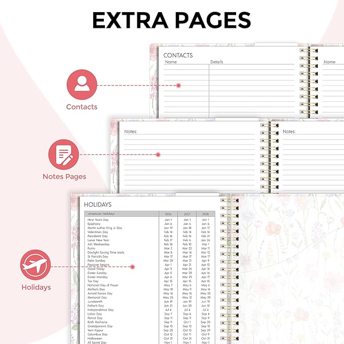 Planner 2026, 8.5" x 11" Monthly & Weekly Planner with Tabs, JAN - DEC 2026, Goal Setting & Time Management Organizer for Professionals & Students