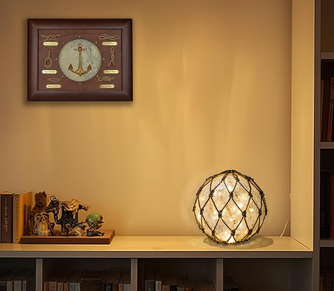 SAILINGSTORY Nautical Wall Decor Knot Board Frame Maritime Decor Coastal Anchor Decor