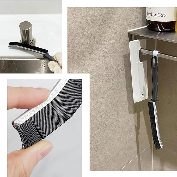Gap Cleaning Brush, Dead Corners Multifunctional Brushes,Bathroom Crevice Gaps Cleaning Brush,Clean The Dead Corners of Bathroom Kitchen Tiles for Bathroom Kitchen Tiles Window Slots (5pcs)