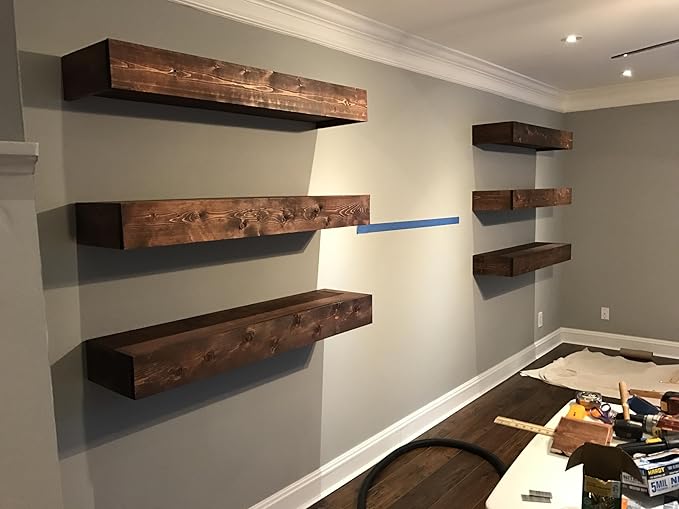 Hidden Shelf Brackets , Floating Shelf Bracket ( Additional Brackets -NO Kits) 69 Inch -2 Pcs
