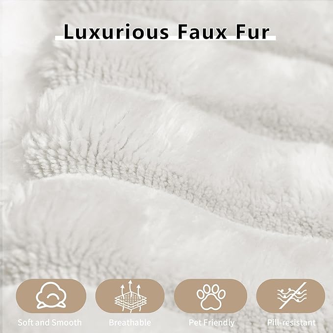 118" 6-Seater Cloud Sofa,Modular Sectional Couch with Ottoman,Modern Deep Seat Upholstered Couches with Plush Corduroy Fabric for Living Room Furniture,Bedroom and Apartment,No Assembly Required,White