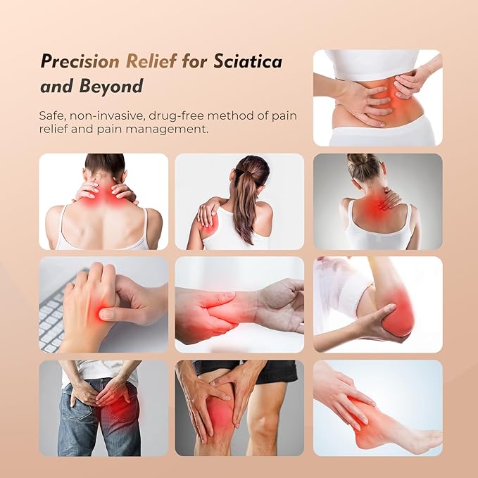 Microcurrent Lymphatic Drainage Massager for Legs Arms Belly, Body Sculpting Machine with Microcurrent, Cellulite Massage Tool,Light, Heat & Vibration, Promotes Circulation Skin Renewal