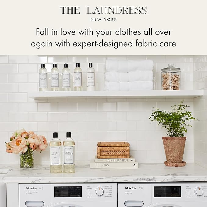 The Laundress Whites Detergent, Concentrated Laundry Detergent Liquid, Whiten & Brighten Clothes, Tough on Stains, Classic Scent, 32 oz.