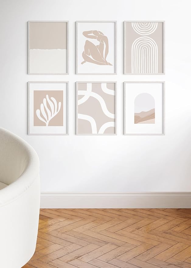 Haus and Hues 18x24 White Oak Wood Picture Frames Set of 25 - Premium Bulk Picture Frames 18x24 Bundle - Elegant Gallery Wall Frame Set for Posters, Art Display - Ideal for Wall Decor in Home & Office