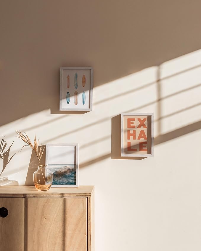 HAUS AND HUES Standalone White Oak Frame Set of 3-5x7