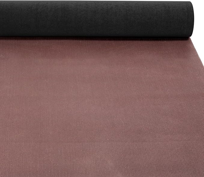 Marine Carpet - 6 FT x 10 FT Black Indoor Outdoor Rug (0.2" Thick) with Water-Proof TPE Backing, Non-Slip Outdoor Marine Carpet Roll for Home, Patio, Porch, Deck