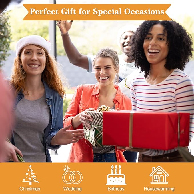 Amber Wine Glasses Set of 6-12oz Amber Long Stem Wine Glass Cups, Pretty Crystal Glassware, Hand Blown Goblets Drinkware, Unique Drinking Stemware Holiday Gift Set