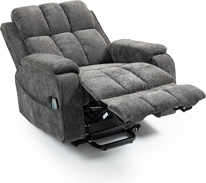 Lazy Boy Recliner Chair, Postoperative Recovery,Retractable 23'' Extra-Long Leg Support Lift Chair Hold up to 400lb,25.5'' Oversized Recliner seat for Big and Tall
