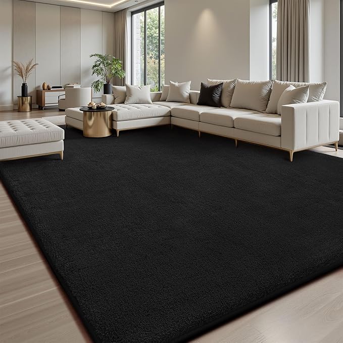 Sour Lemon 8x10 Area Rugs for Living Room, Soft Large Area Rug Fluffy Rugs for Bedroom,Machine Washable Area Rug Non Slip Carpet Rug for Living Room Playroom Kids Room Home Decor