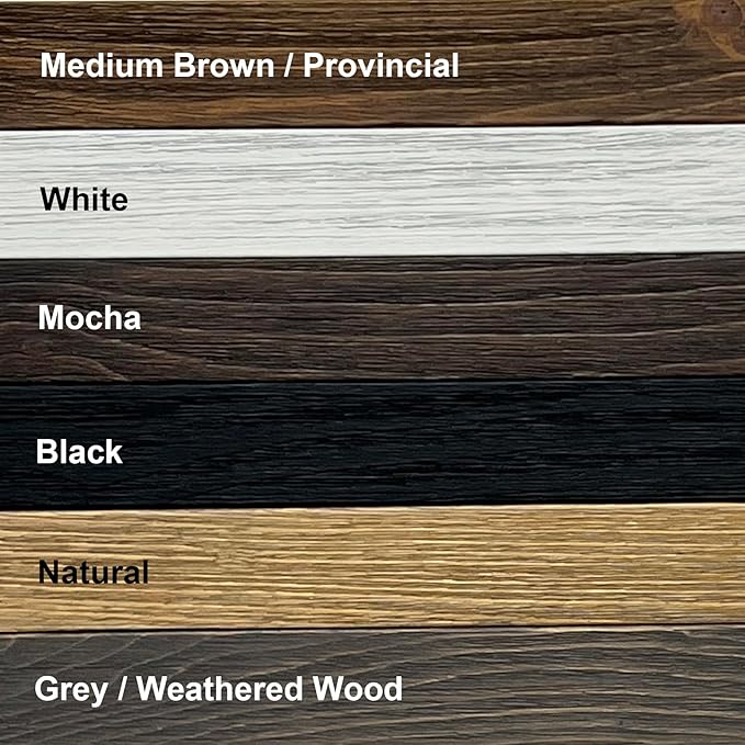 joelsantiques 24 Inch Wooden Floating Shelves for Wall - 24x6x2 in - Made of Natural Wood - Short Heavy Duty Rustic Wall Shelves for Bedroom - Perfect for Bathroom, Kitchen - Grey