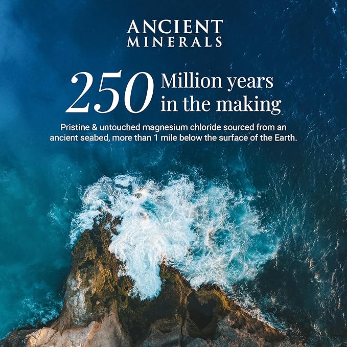 Ancient Minerals Magnesium Bath Flakes of Pure Genuine Zechstein Chloride - Resealable Magnesium Supplement Bag That Will Outperform Leading Epsom Salts 1.65 lbs