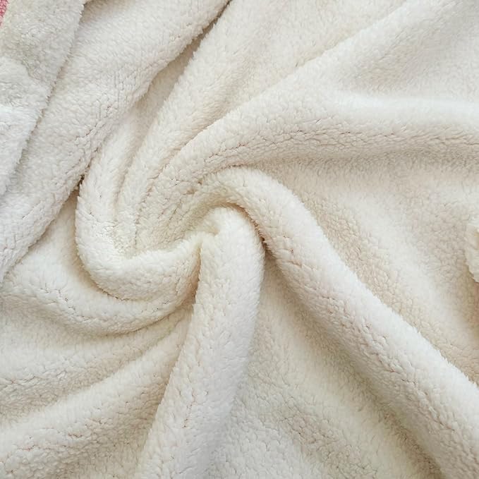 UKELER Sherpa Fleece Blanket 60 × 80 inch, Ultra Soft Twin Size Throw Blanket for All Season, Cozy Plush Arch Blankets for Bed Couch Sofa Office Camping, Coffee