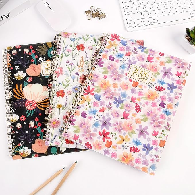 Planner 2026, 8.5" x 11" Monthly & Weekly Planner with Tabs, JAN - DEC 2026, Goal Setting & Time Management Organizer for Professionals & Students