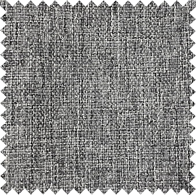 Macochico Natural Grey 100% Blackout Linen Curtains 96 Inches Long Pinch Pleated Curtains for Bedroom Living Room Nursery Farmhouse Insulated Sound Reducing Drapery with Tieback 84”Wx96”L 1 Panel