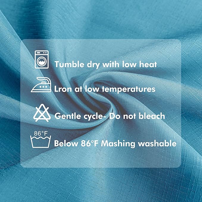 HolidayIdeas 4 Panels Flax Linen Outdoor Curtains for Patio Waterproof Curtains 54" Wide x 95" Long-Indoor/Outdoor Window Curtains Privacy for Pergola, Porch, Gazebo, Backyard, Living Room