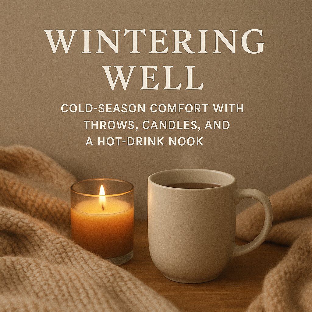 Wintering Well: Cold-Season Comfort with Throws, Candles, and a Hot-Drink Nook