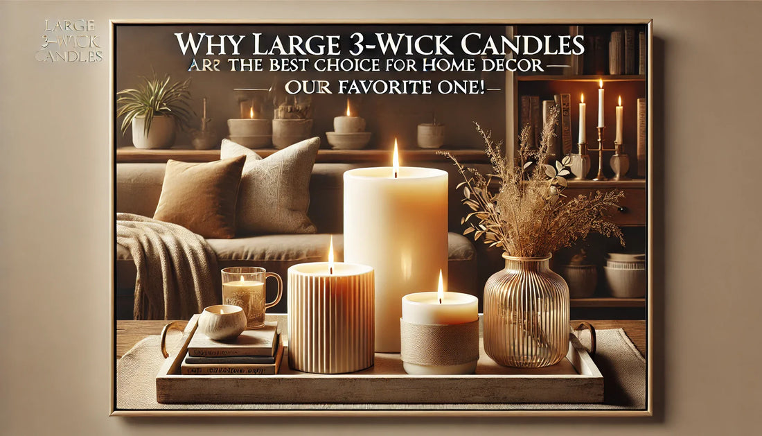 Why Large 3-Wick Candles Are the Best Choice for Home Decor (And Our Favorite One!)
