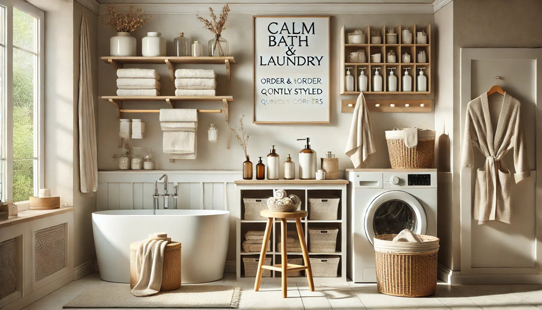 Calm Bath & Laundry: Order, Softness & Quietly Styled Corners