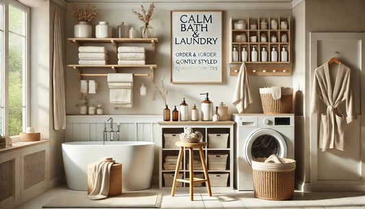Calm Bath & Laundry: Order, Softness & Quietly Styled Corners