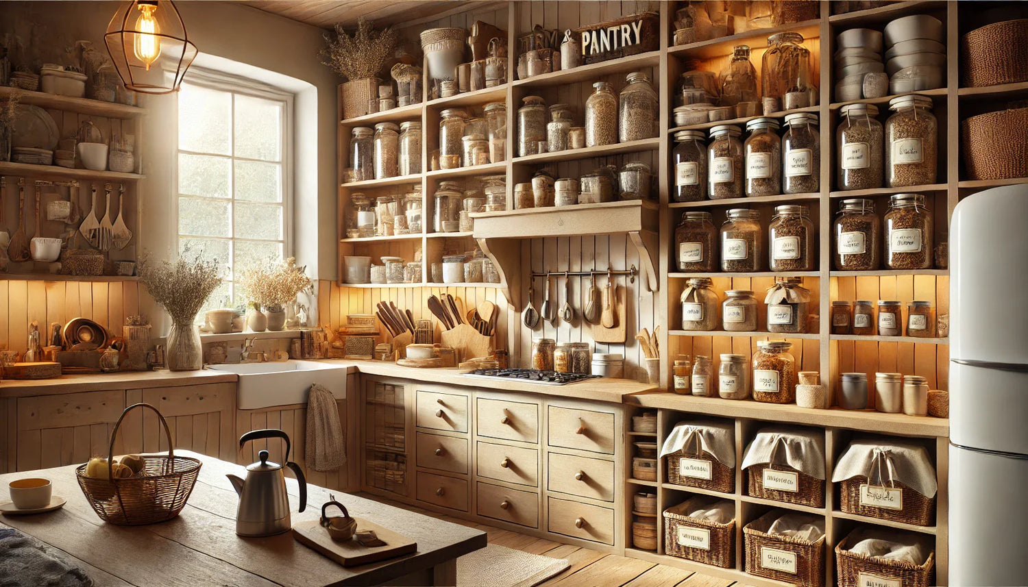 Warm Kitchen & Pantry