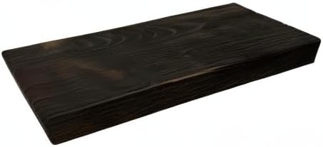 joelsantiques 18 Inch Wooden Floating Shelves for Wall - 18x6x2 in - Made of Natural Wood - Short Heavy Duty Rustic Wall Shelves for Bedroom - Perfect for Bathroom, Kitchen - Mocha