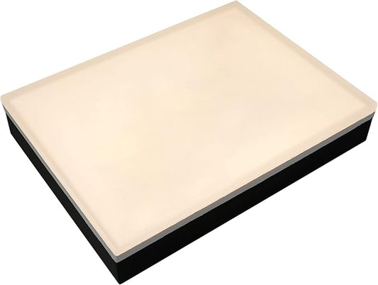 LUMENGY Paver Light 9×12 Inch (8.85 inch X 11.81 inch), Warm White Glare-Free Illumination for Driveways, Pathways, Pool Deck & Patios,12V AC/DC, Waterproof & Drive-Over Rated