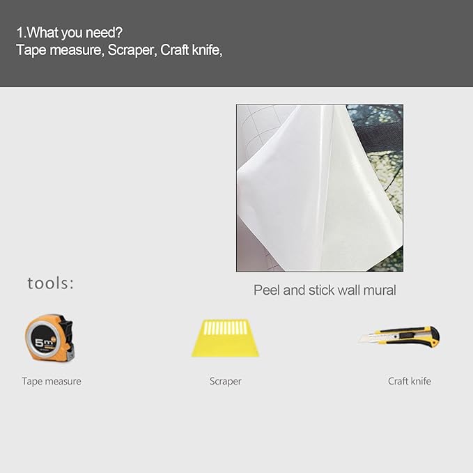 Spaceship Wall murals Peel and Stick Wallpaper for Bedroom Living Room - 85"x118"