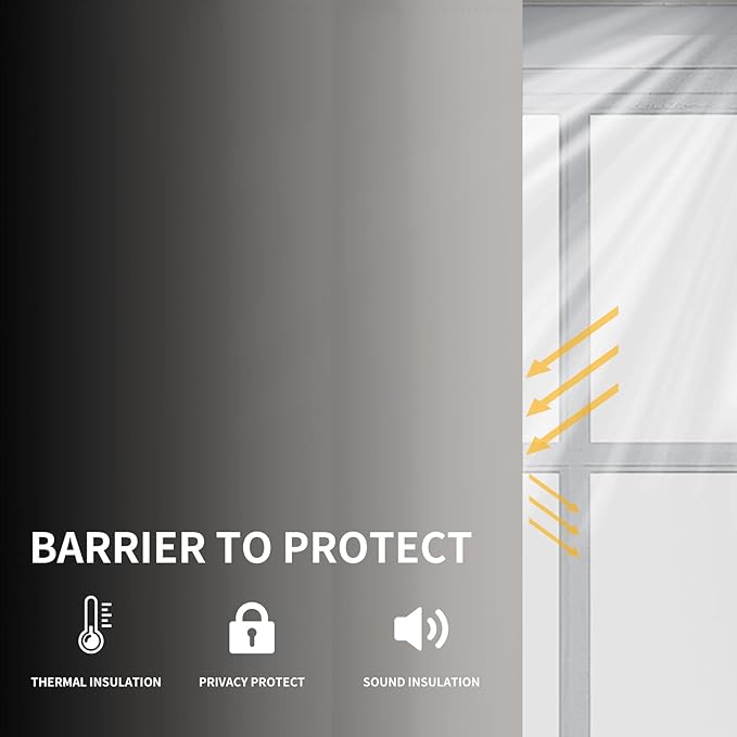 Easy-Going Blackout Curtains for Bedroom, Solid Thermal Insulated Grommet and Noise Reduction Window Drapes, Room Darkening Curtains for Living Room, 2 Panels (52x63 in, Light Linen)