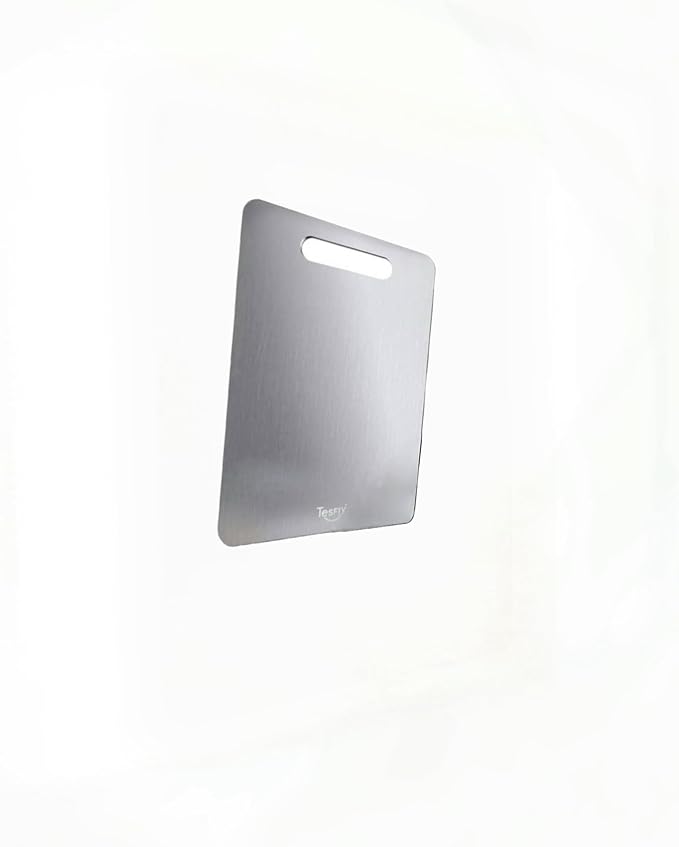 Titanium Cutting Board - 100% Pure Titanium Cutting Boards For Kitchen,Easy to clean, Double-sided food-grade Titanium Cutting Board For Cutting Meats, Fruits And Vegetables 12.2 * 8.2