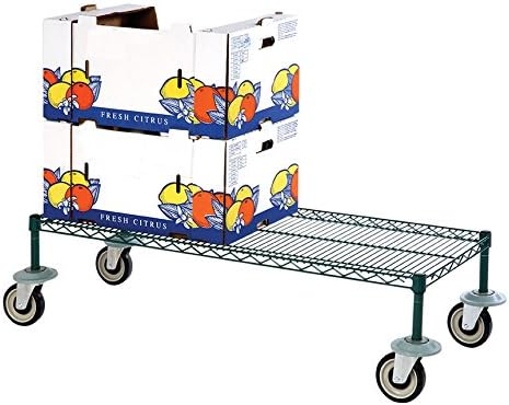 Omega Products Corporation 12" Deep x 72" Wide x 20" High Freezer Mobile Dunnage Rack