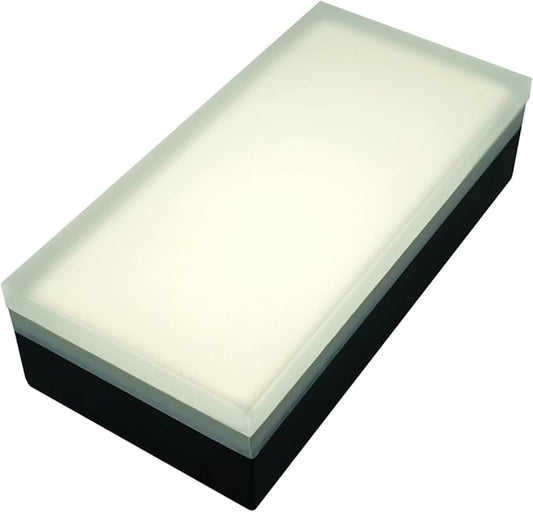 LUMENGY Paver Light 4×8 Inch (3.93 inch X 7.87 inch), Glare-Free 5000K Brick Lighting for Paver Driveways, Pathways, Patios & Garden, 12V Waterproof & Drive-Over Rated